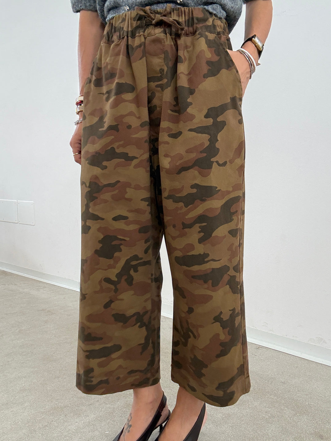 PANTA CATE CAMOUFLAGE SABBIA