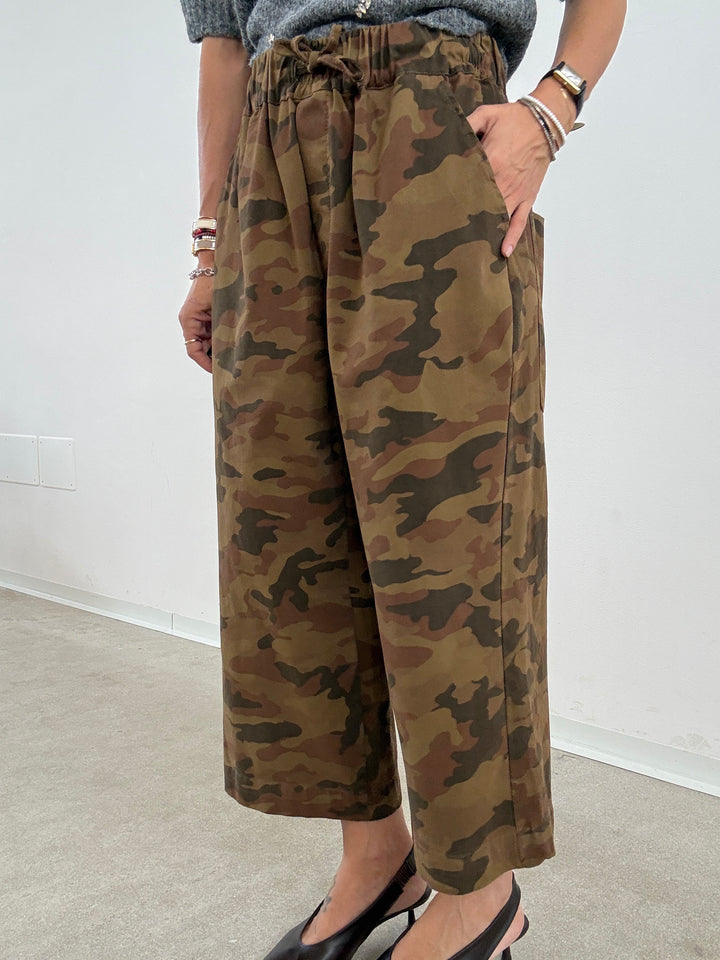 PANTA CATE CAMOUFLAGE SABBIA