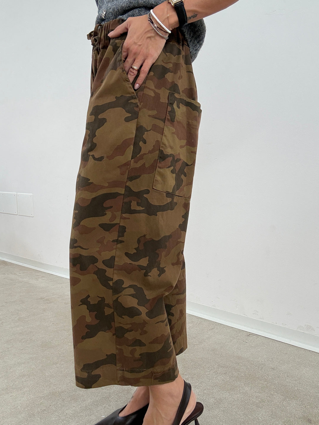 PANTA CATE CAMOUFLAGE SABBIA