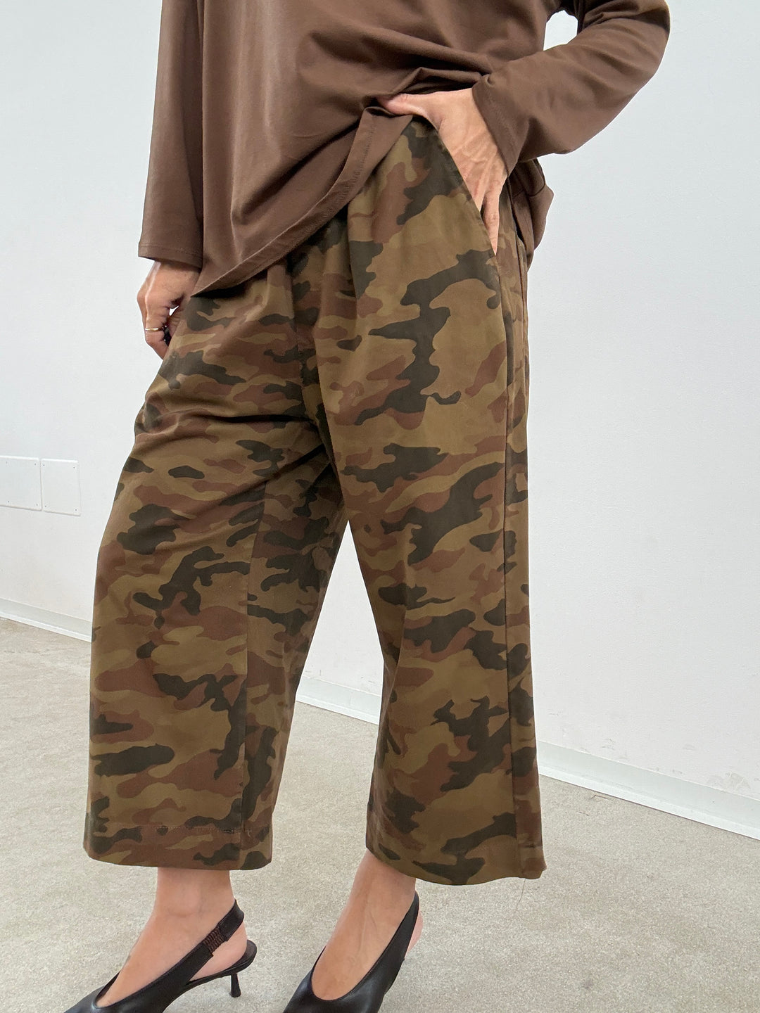 PANTA CATE CAMOUFLAGE SABBIA