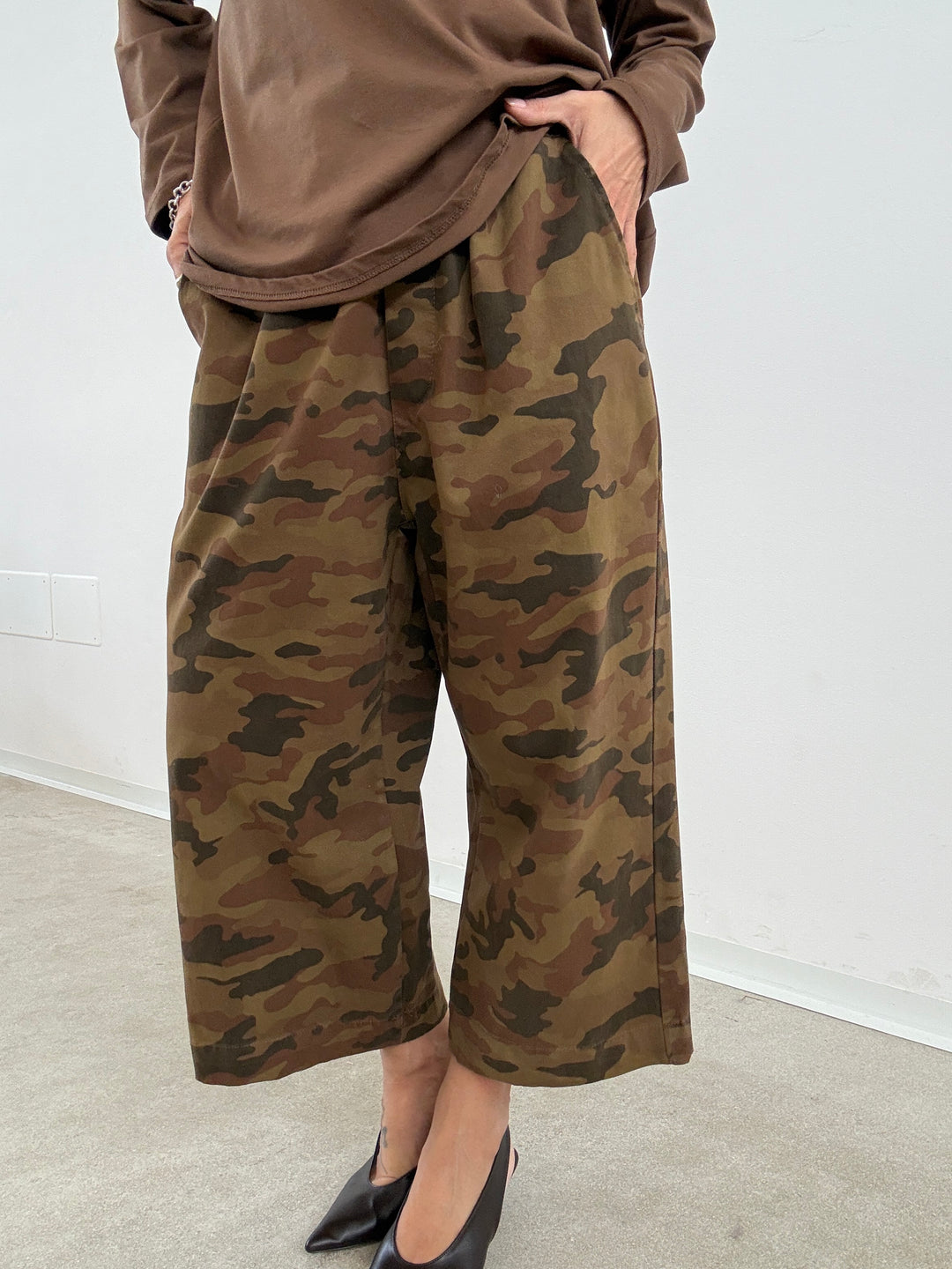 PANTA CATE CAMOUFLAGE SABBIA