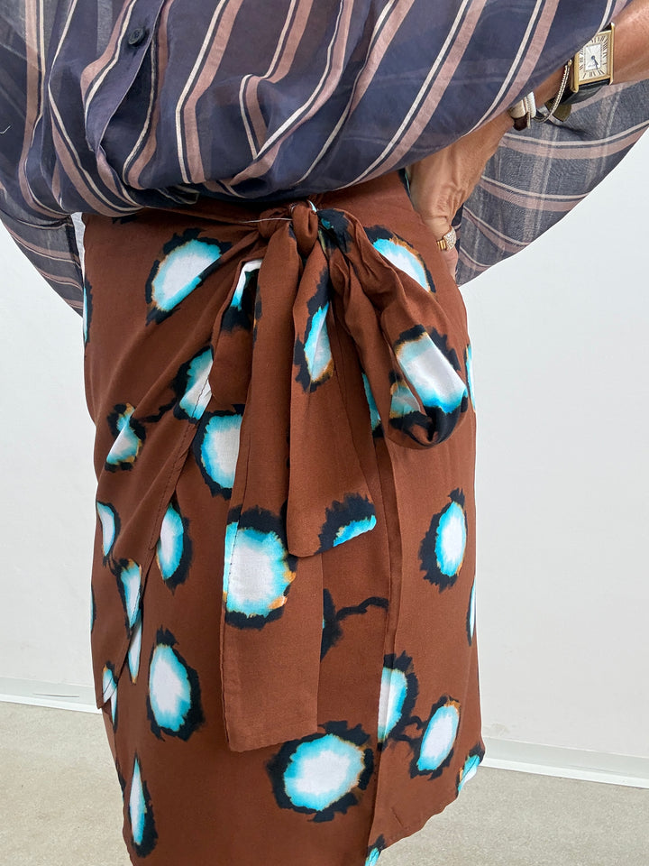MINIGONNA PAREO TIE DYE