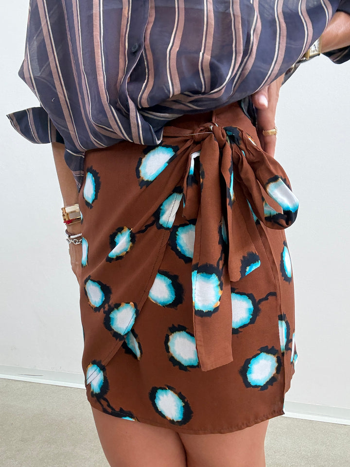 MINIGONNA PAREO TIE DYE
