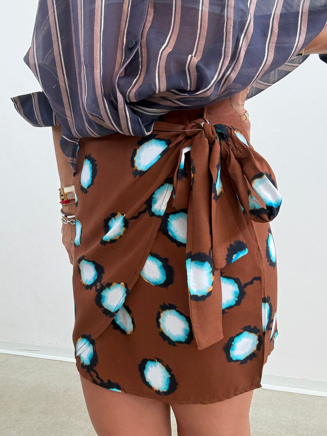 MINIGONNA PAREO TIE DYE
