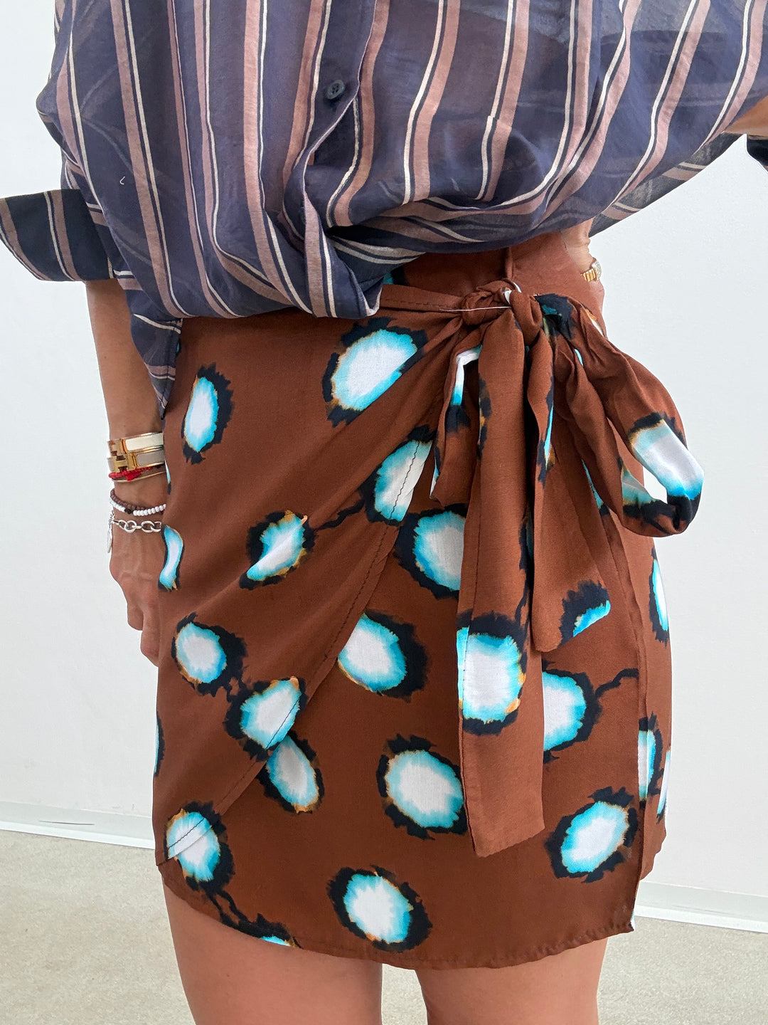 MINIGONNA PAREO TIE DYE