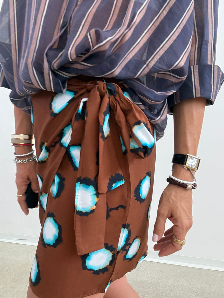 MINIGONNA PAREO TIE DYE