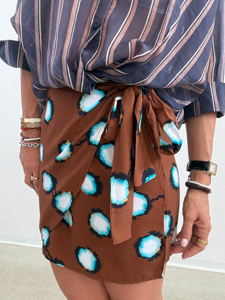 MINIGONNA PAREO TIE DYE