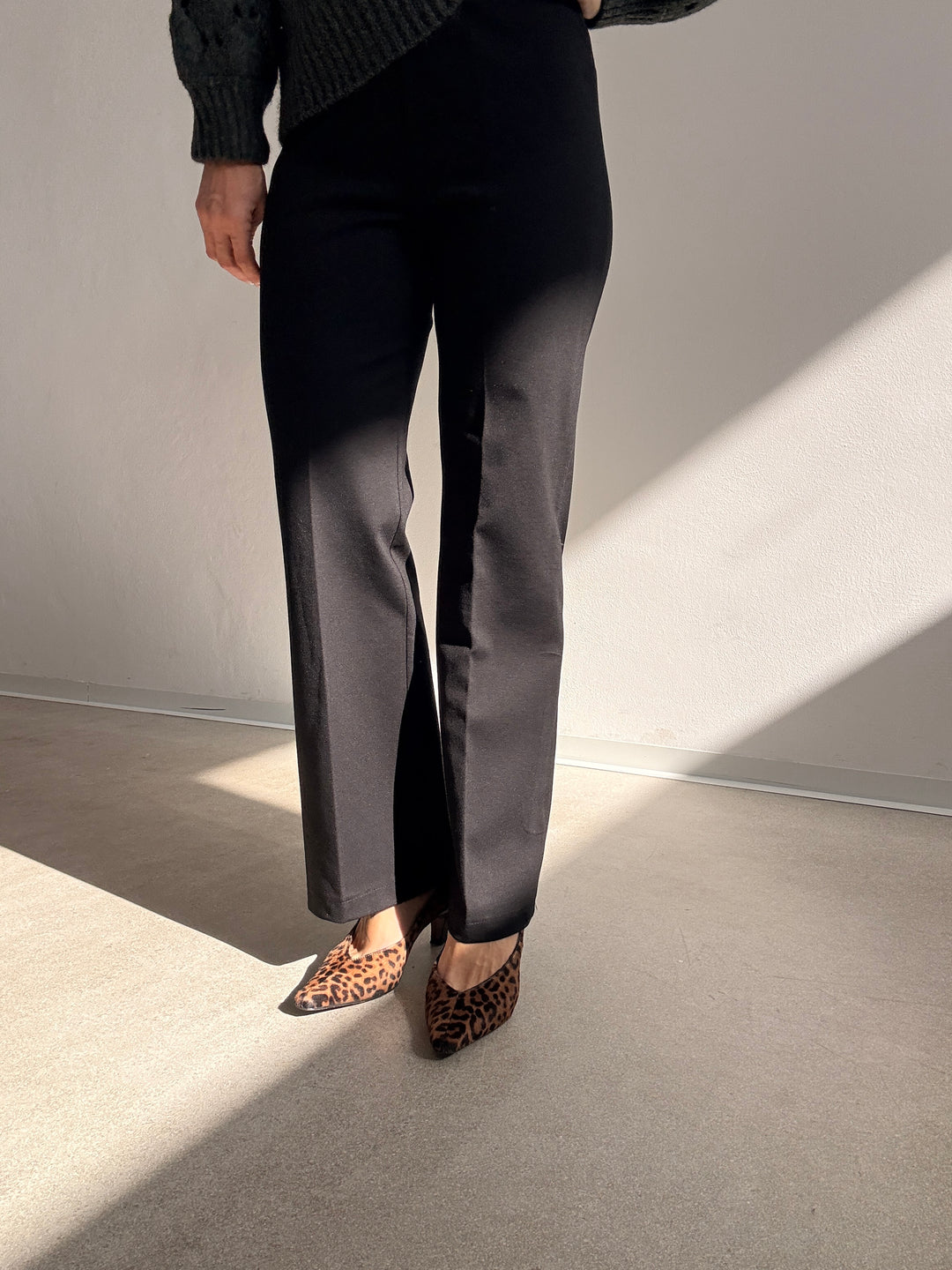PANTALONE STRETCH NERO