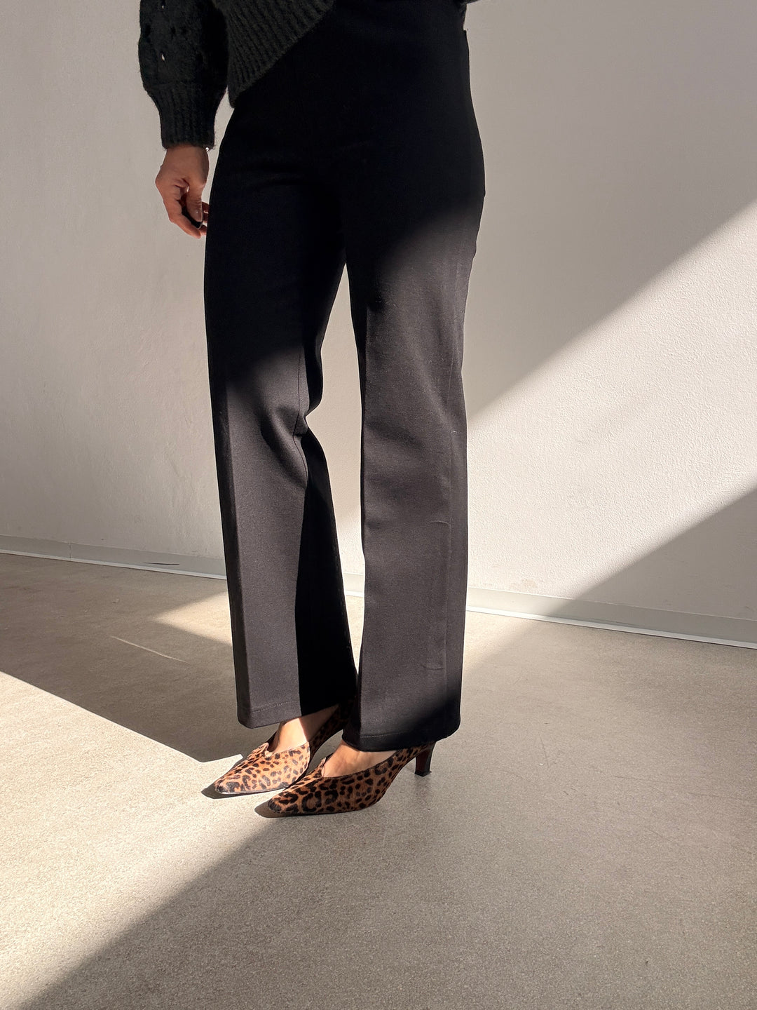 PANTALONE STRETCH NERO