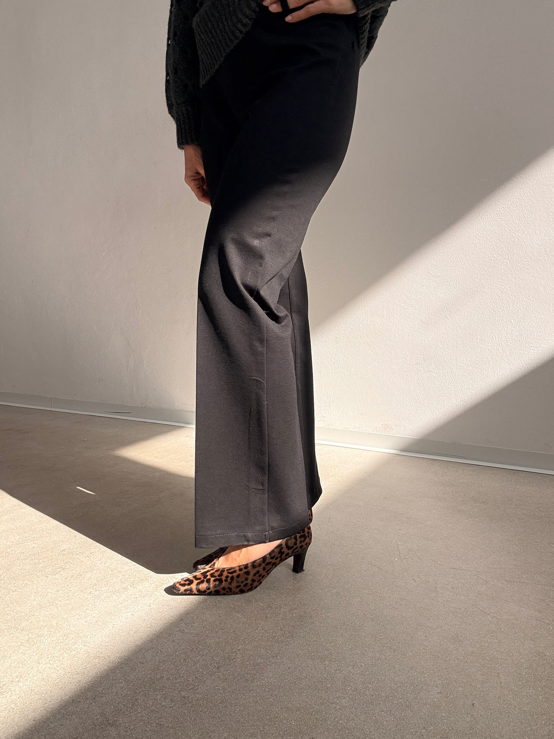 PANTALONE STRETCH NERO