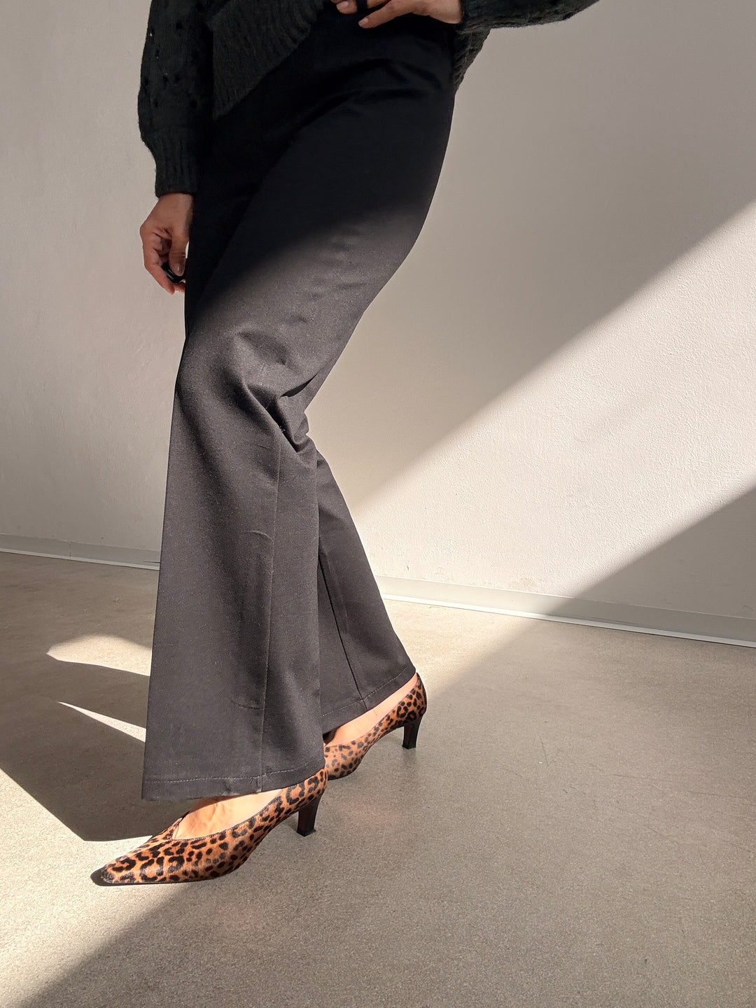 PANTALONE STRETCH NERO