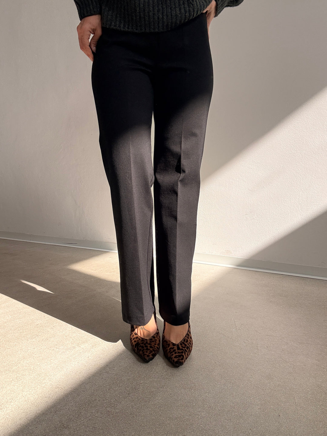 PANTALONE STRETCH NERO