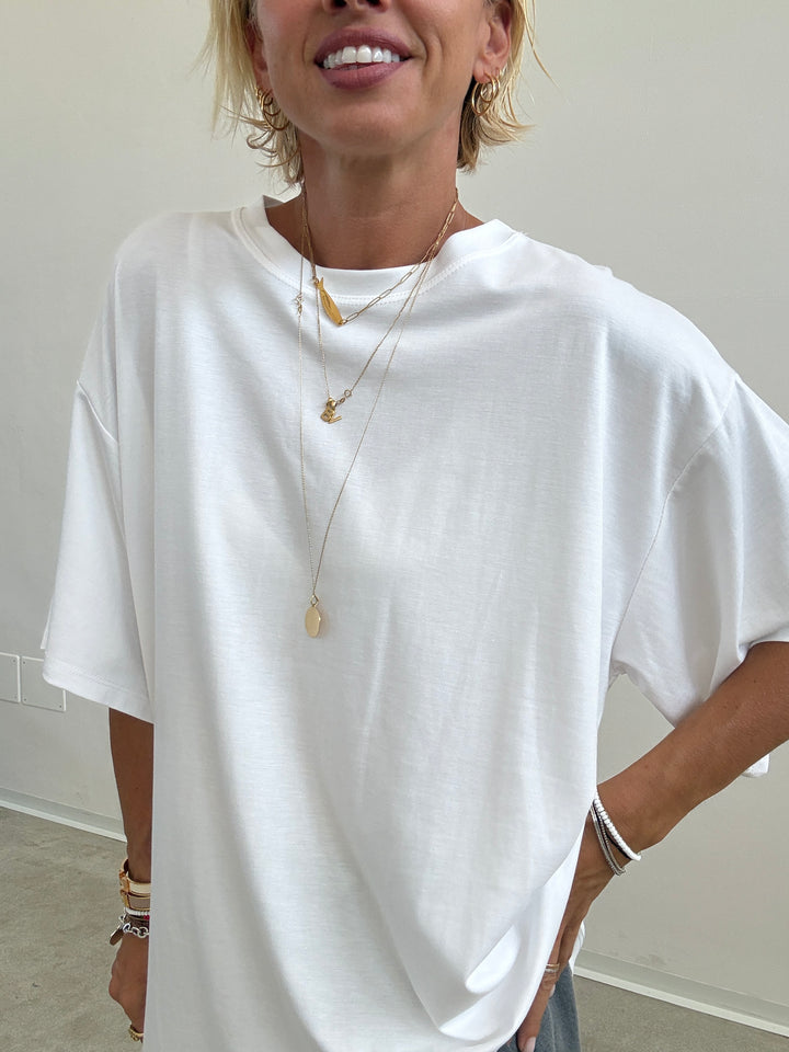 TSHIRT BASIC OVER BIANCA