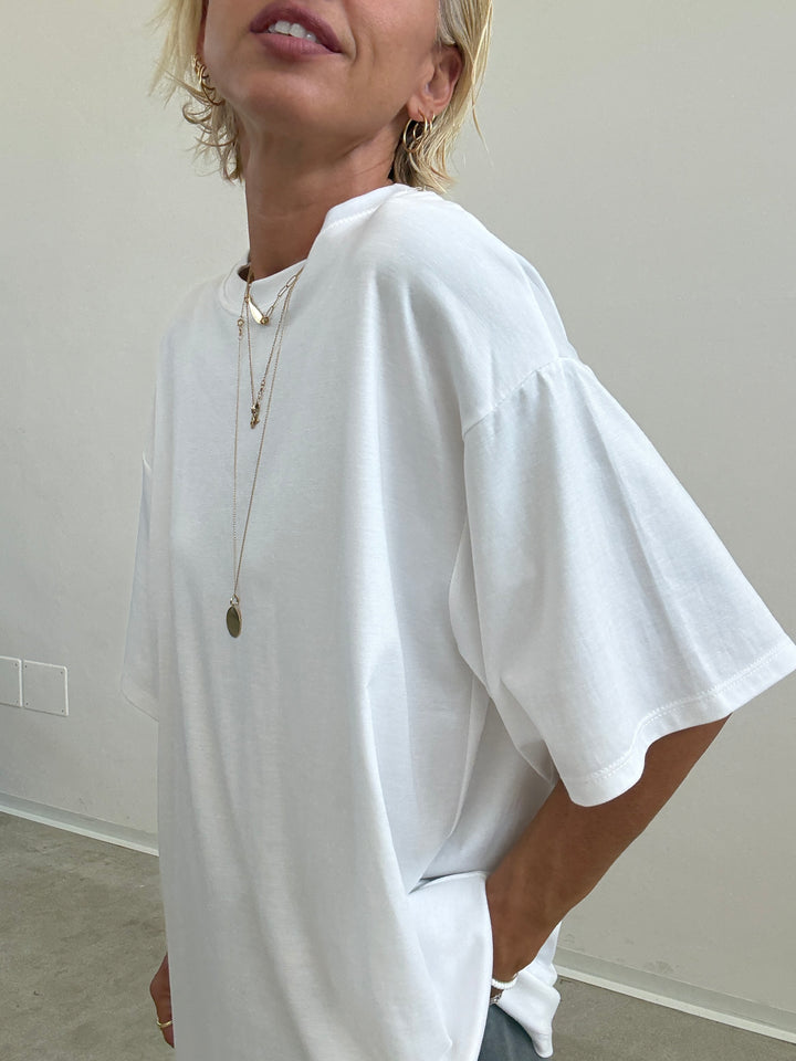 TSHIRT BASIC OVER BIANCA