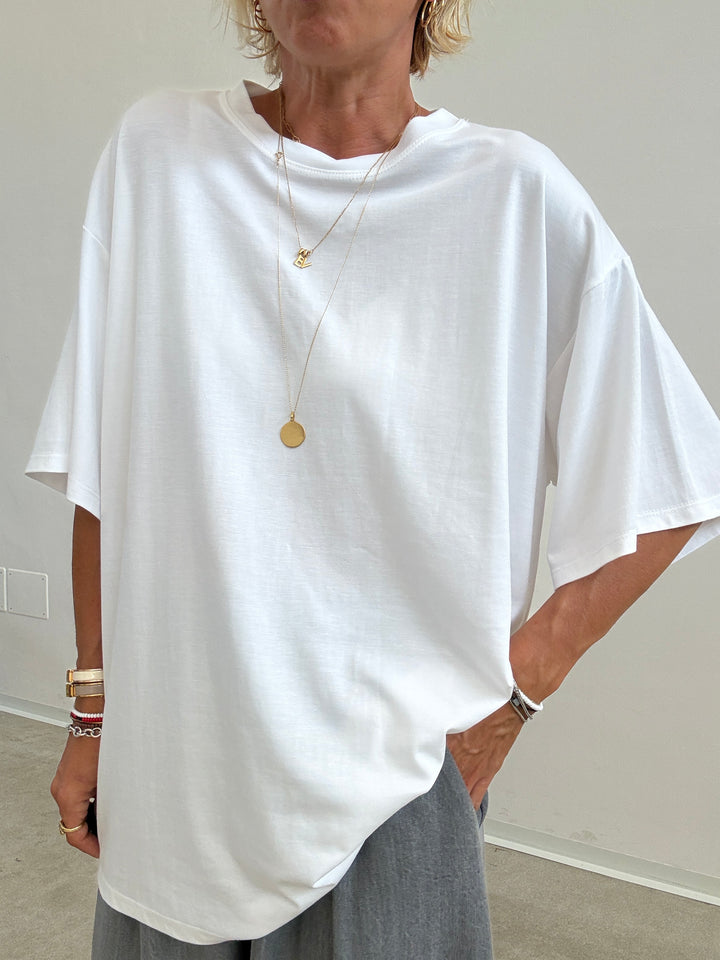 TSHIRT BASIC OVER BIANCA