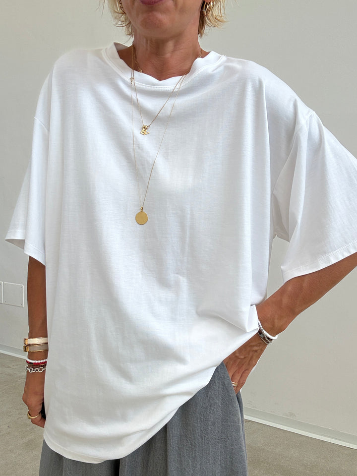 TSHIRT BASIC OVER BIANCA