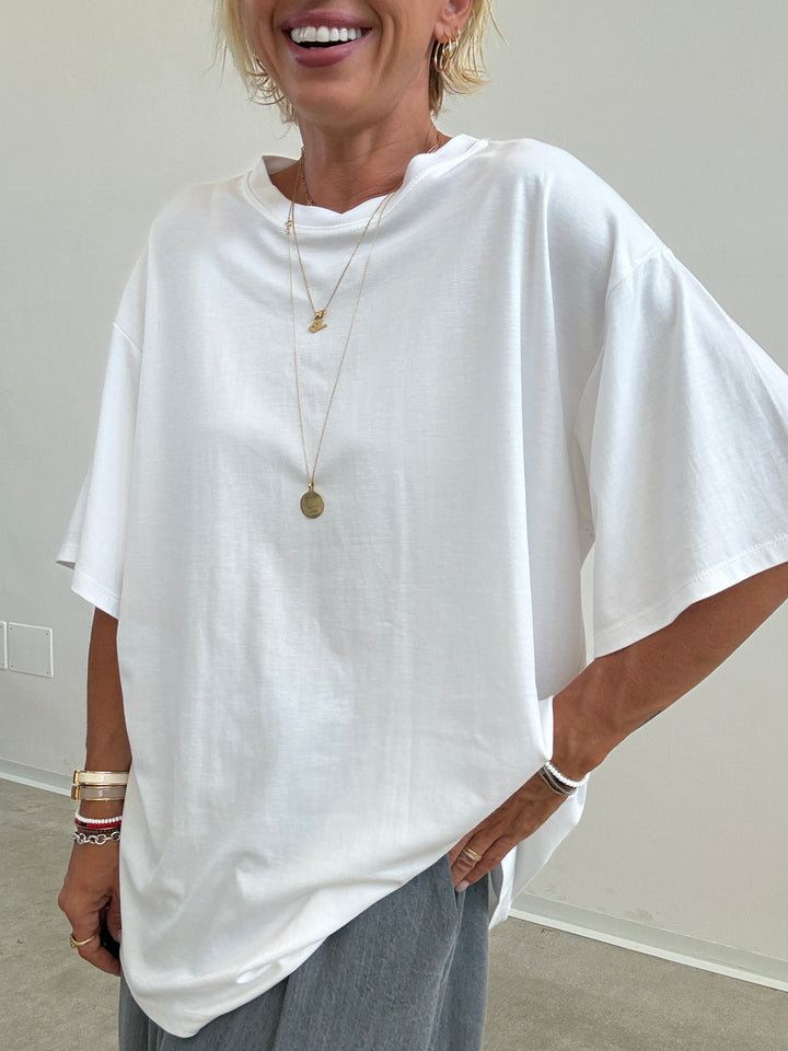 TSHIRT BASIC OVER BIANCA