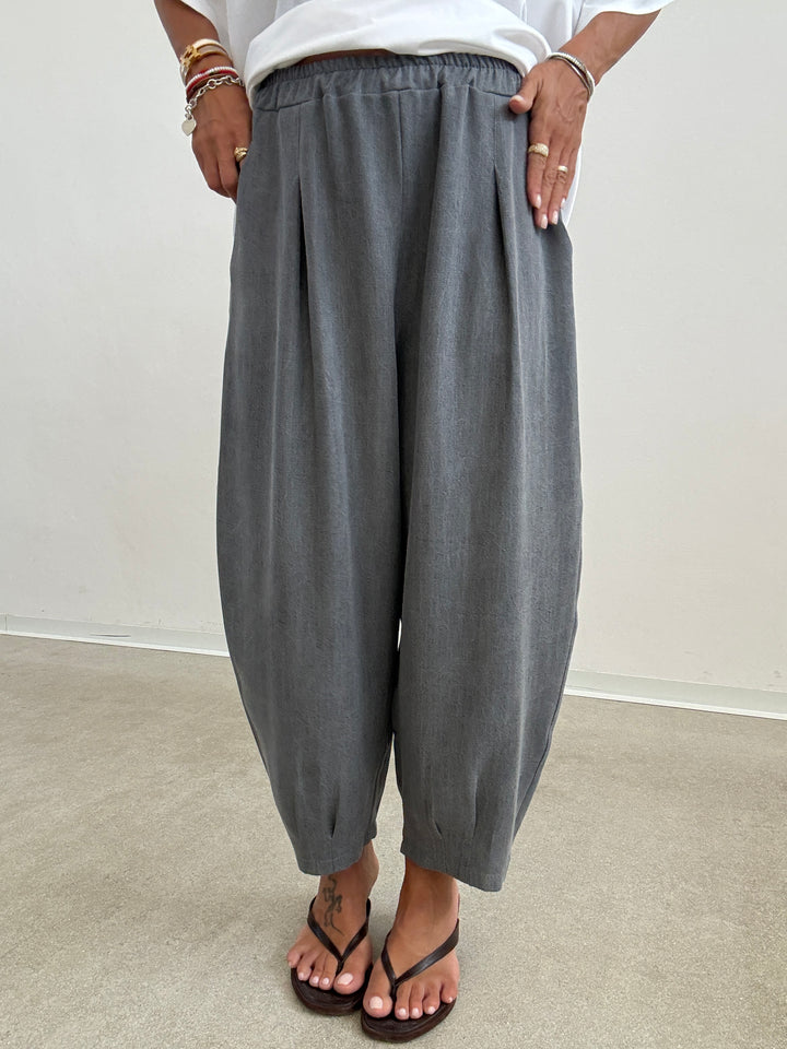 PANTA ALICE STONEWASH GRIGIO