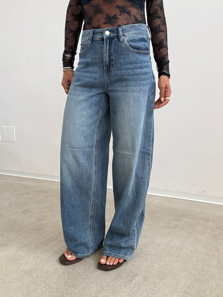 DENIM VERA LOOSE FIT MIDBLUE