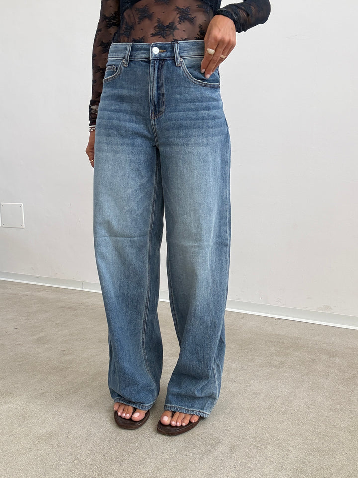 DENIM VERA LOOSE FIT MIDBLUE