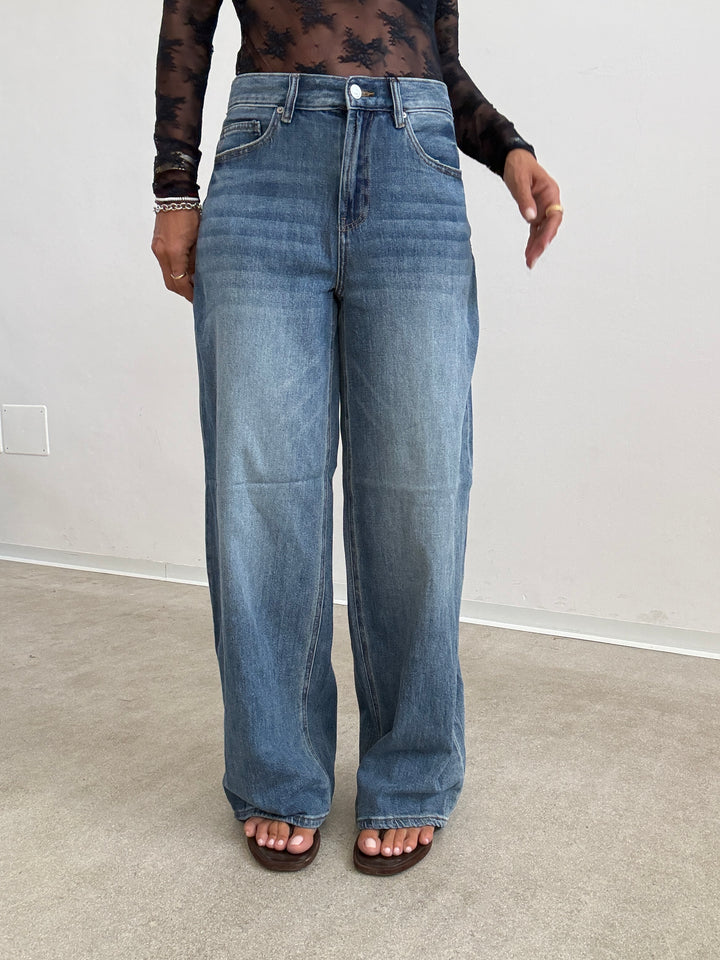DENIM VERA LOOSE FIT MIDBLUE
