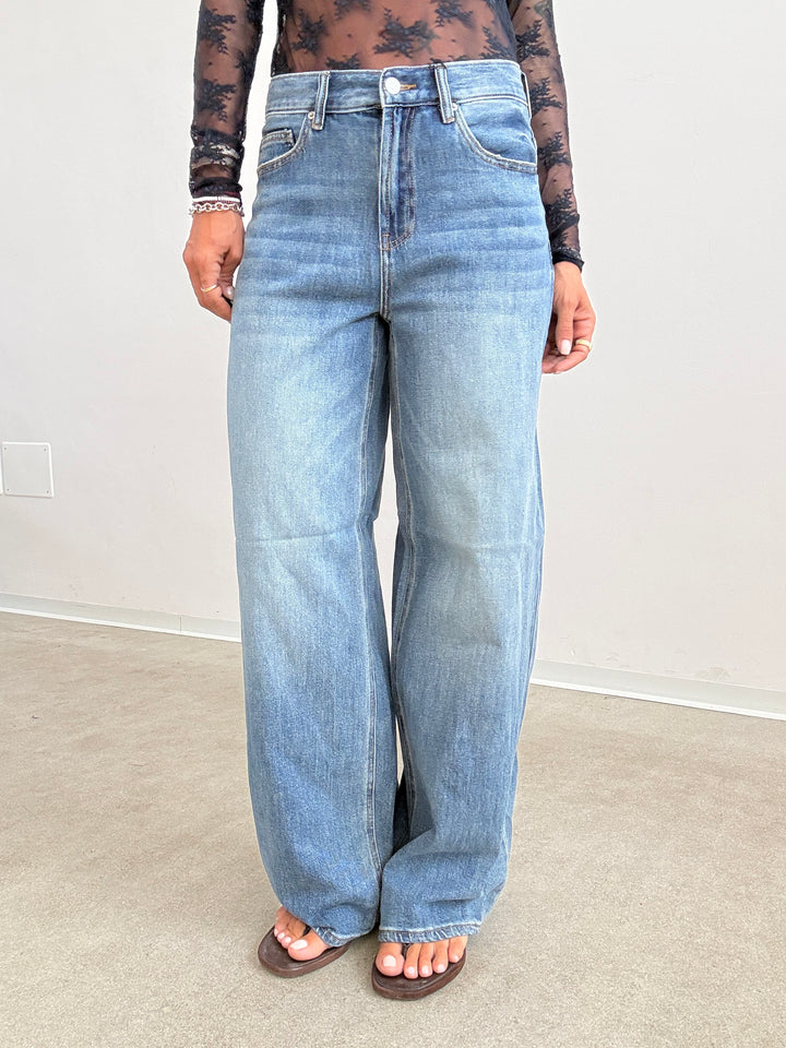 DENIM VERA LOOSE FIT MIDBLUE