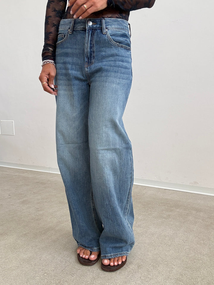 DENIM VERA LOOSE FIT MIDBLUE