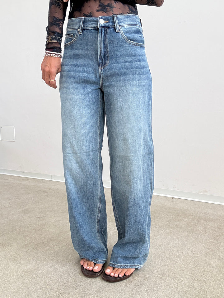 DENIM VERA LOOSE FIT MIDBLUE
