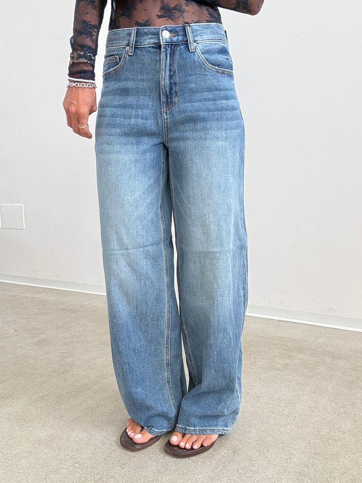 DENIM VERA LOOSE FIT MIDBLUE