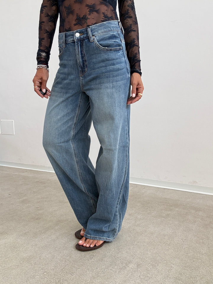 DENIM VERA LOOSE FIT MIDBLUE