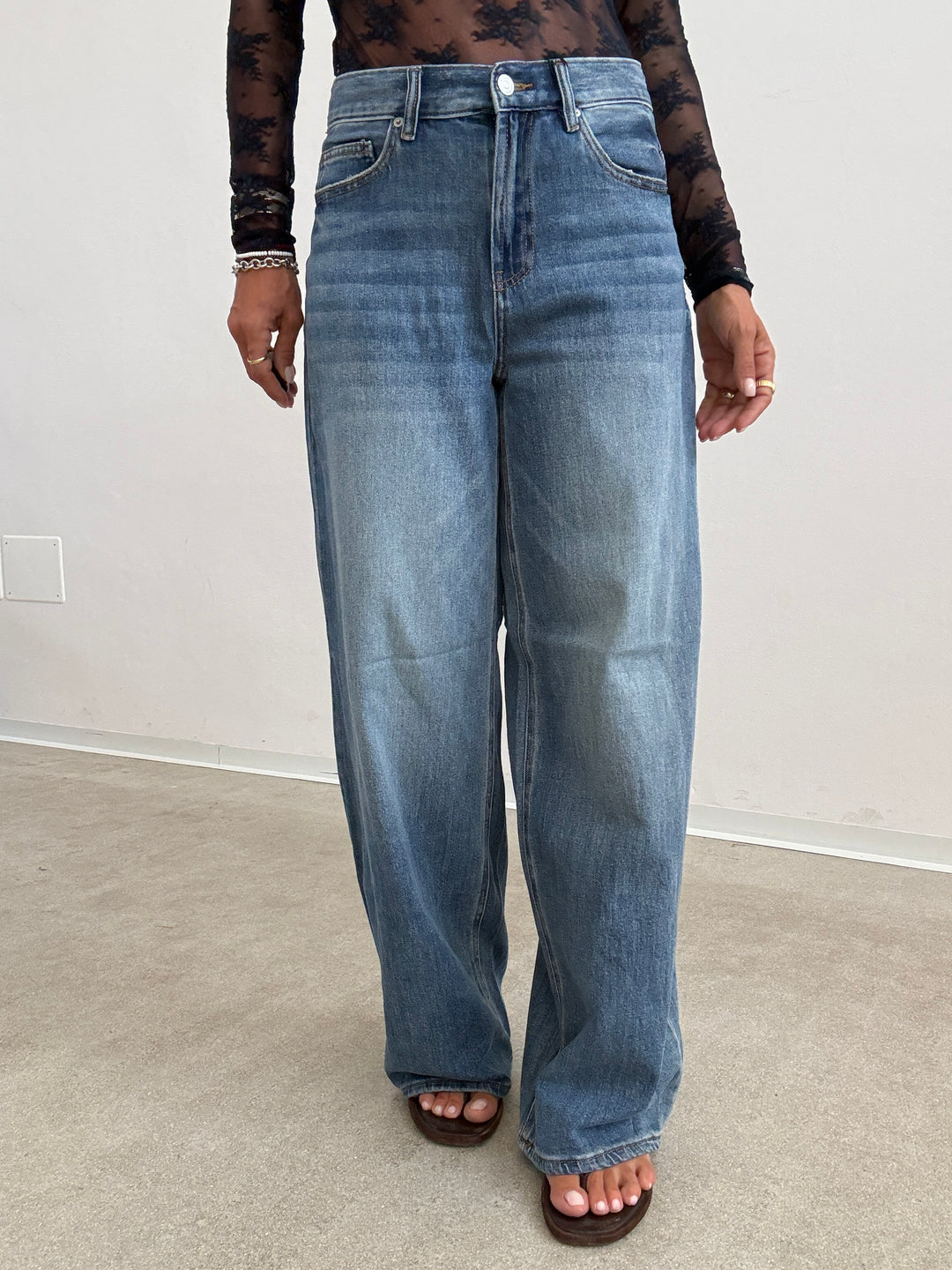 DENIM VERA LOOSE FIT MIDBLUE