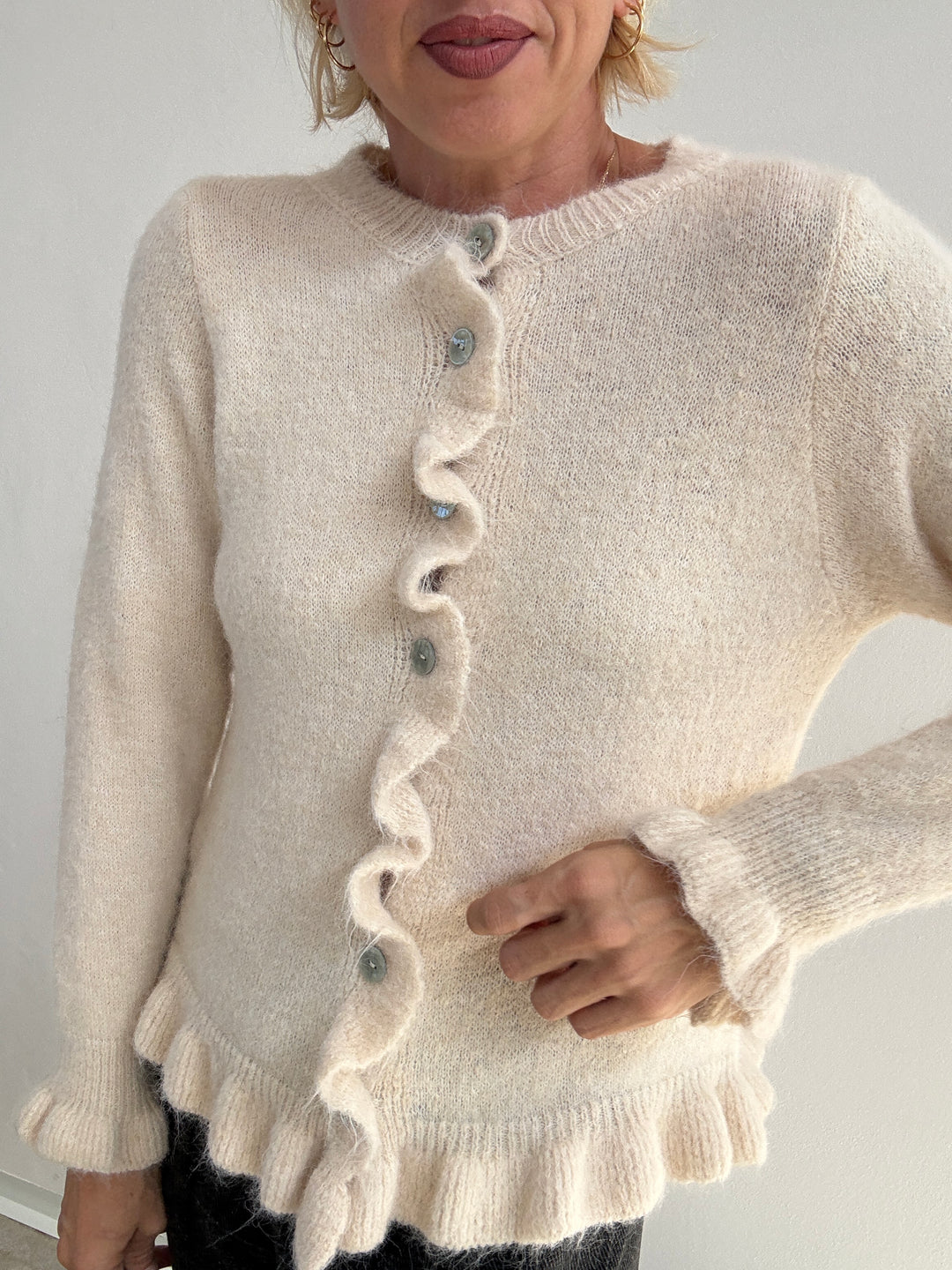 CARDIGAN VOLANT PANNA