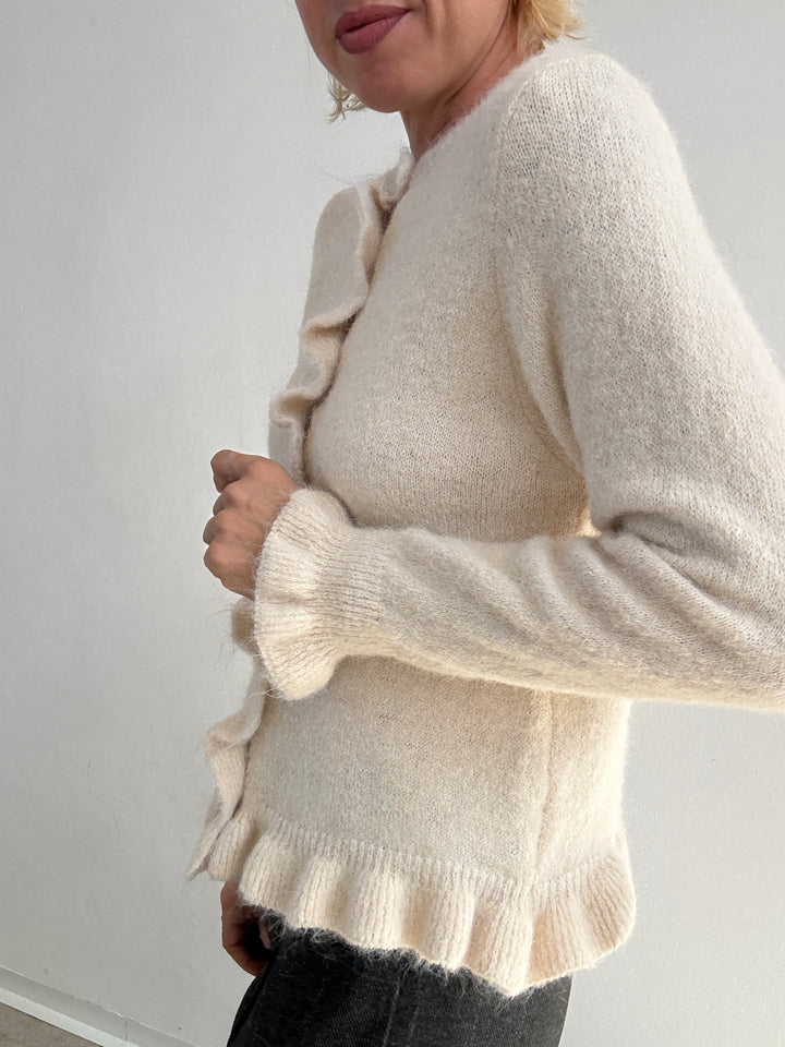 CARDIGAN VOLANT PANNA