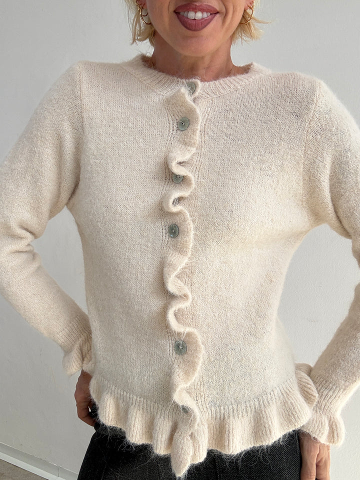 CARDIGAN VOLANT PANNA