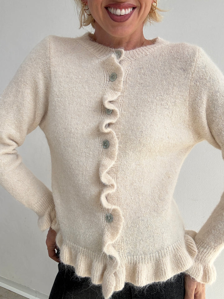CARDIGAN VOLANT PANNA
