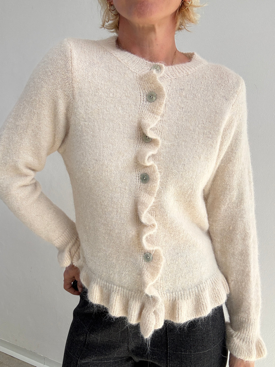CARDIGAN VOLANT PANNA