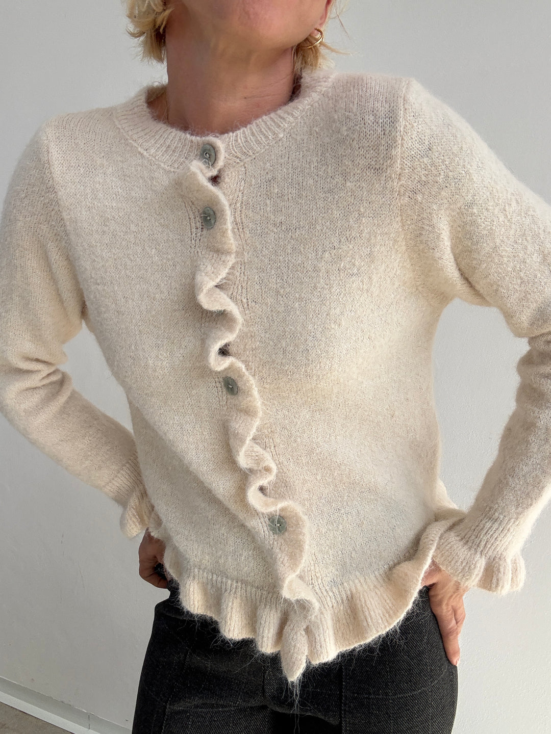 CARDIGAN VOLANT PANNA