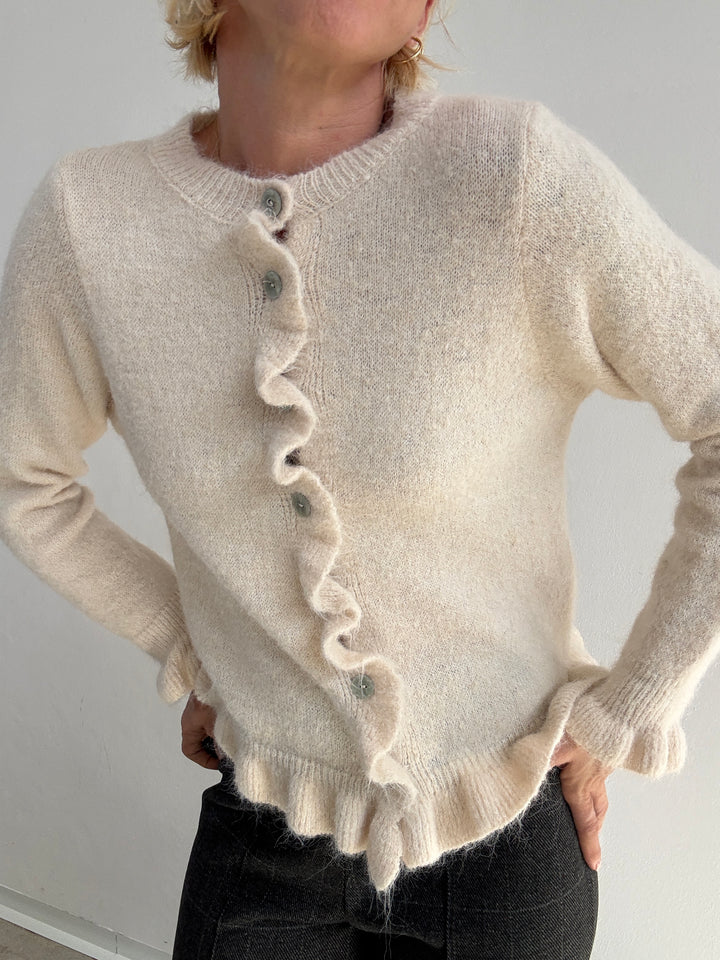 CARDIGAN VOLANT PANNA
