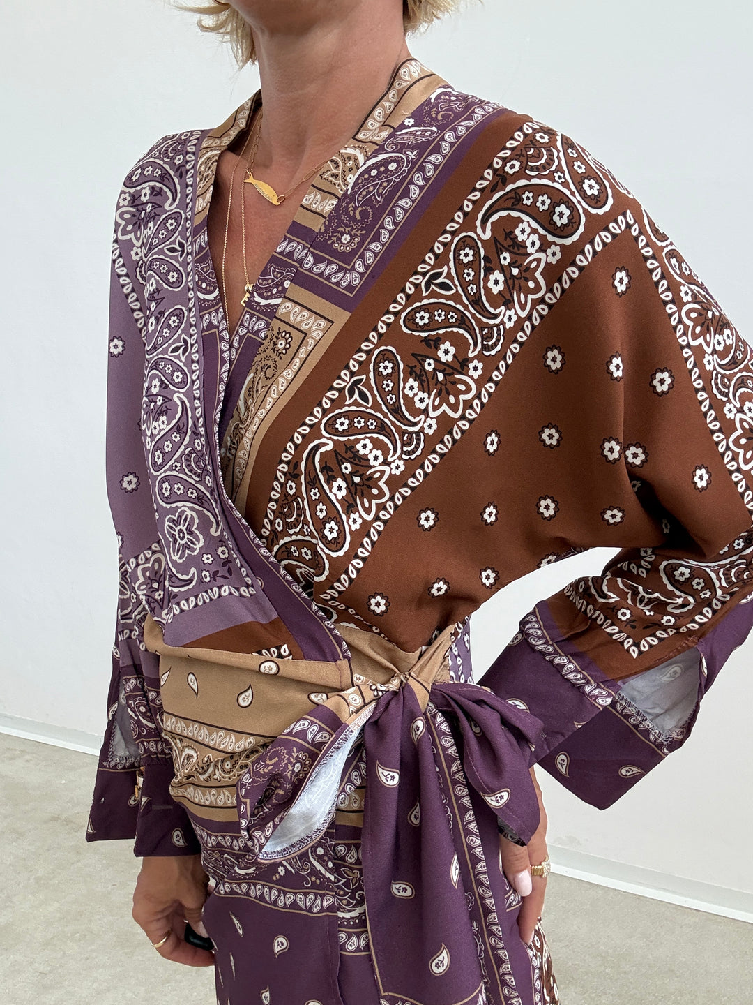 ABITO PORTAFOGLIO MIX BANDANA LILLA