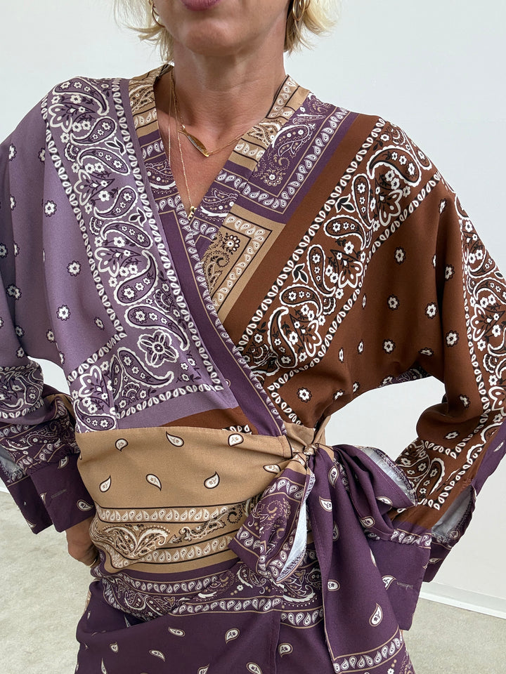ABITO PORTAFOGLIO MIX BANDANA LILLA