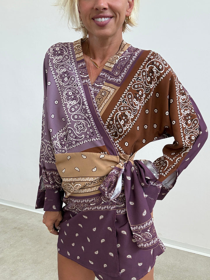 ABITO PORTAFOGLIO MIX BANDANA LILLA