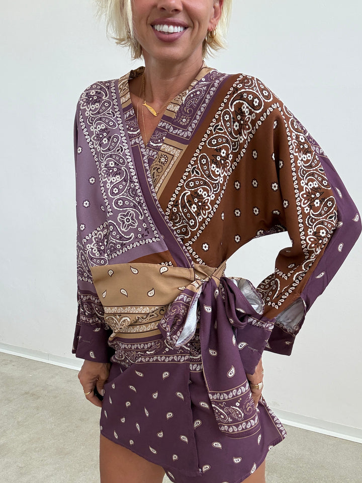 ABITO PORTAFOGLIO MIX BANDANA LILLA
