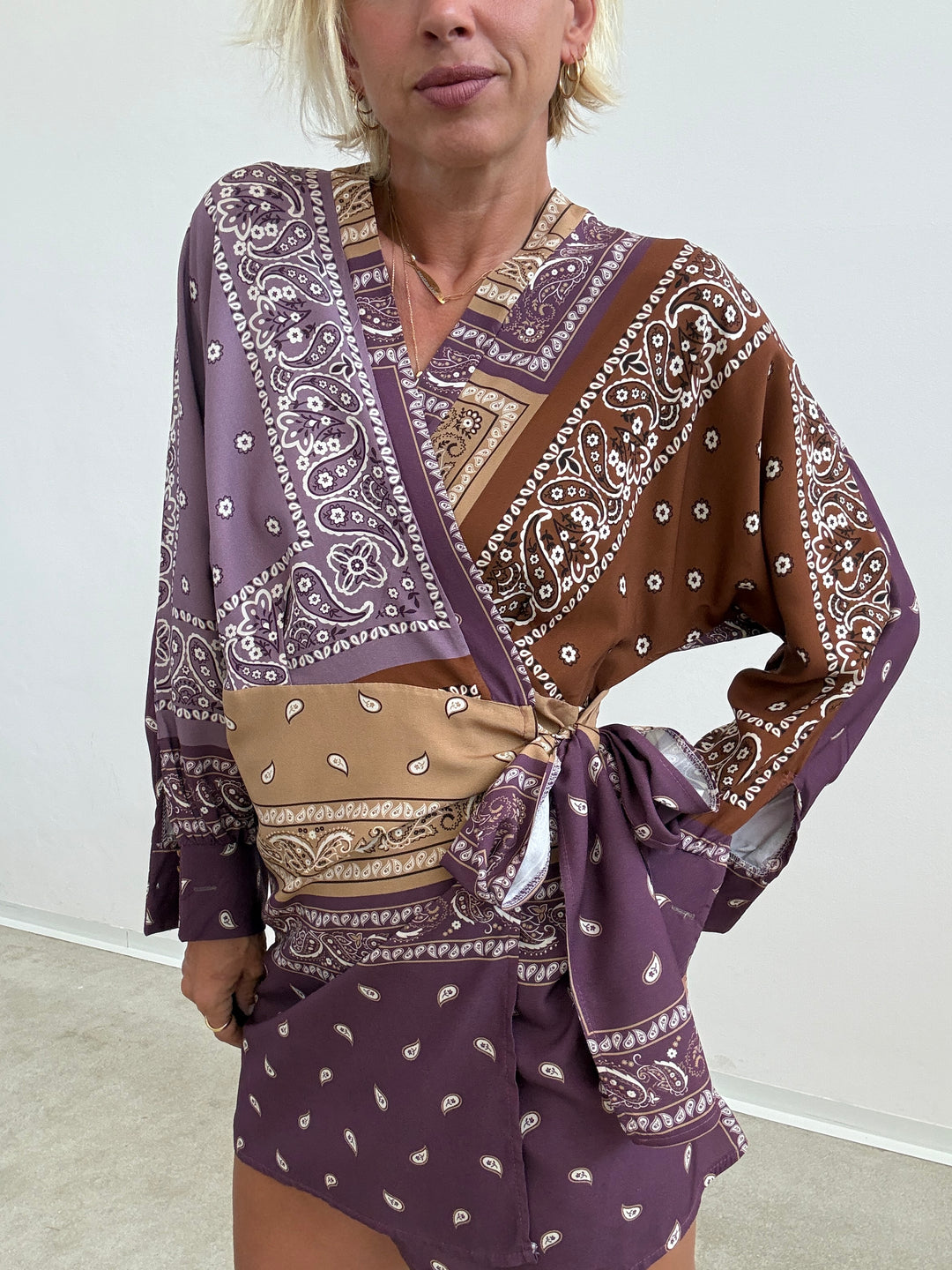 ABITO PORTAFOGLIO MIX BANDANA LILLA