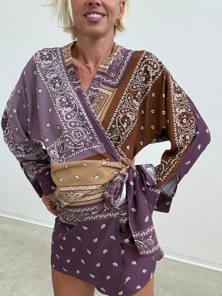 ABITO PORTAFOGLIO MIX BANDANA LILLA