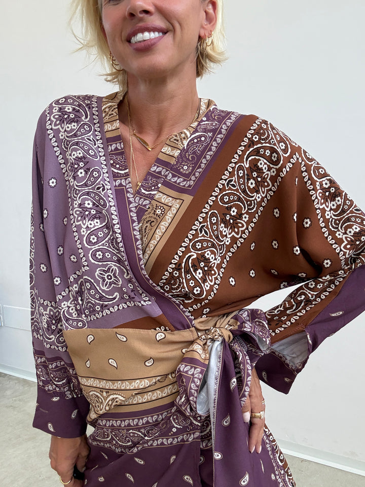 ABITO PORTAFOGLIO MIX BANDANA LILLA