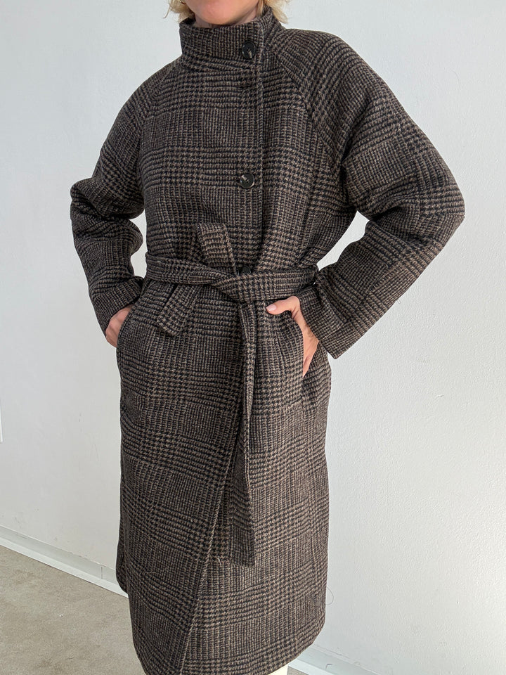 CAPPOTTO BLANCA GALLES CIOCCOLATO