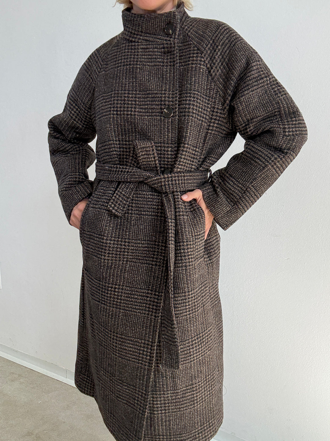 CAPPOTTO BLANCA GALLES CIOCCOLATO
