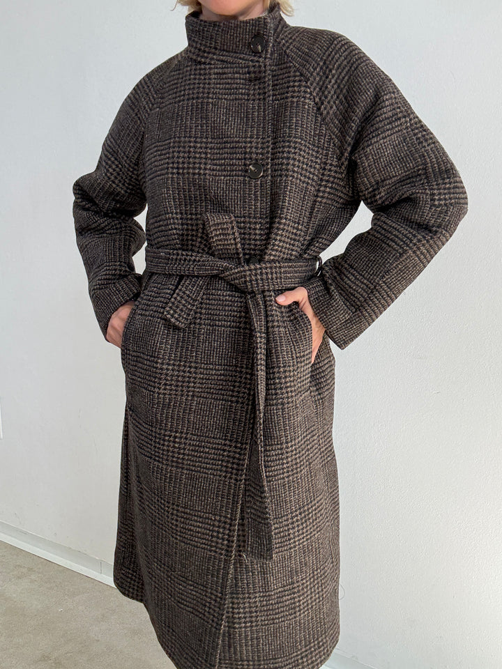 CAPPOTTO BLANCA GALLES CIOCCOLATO