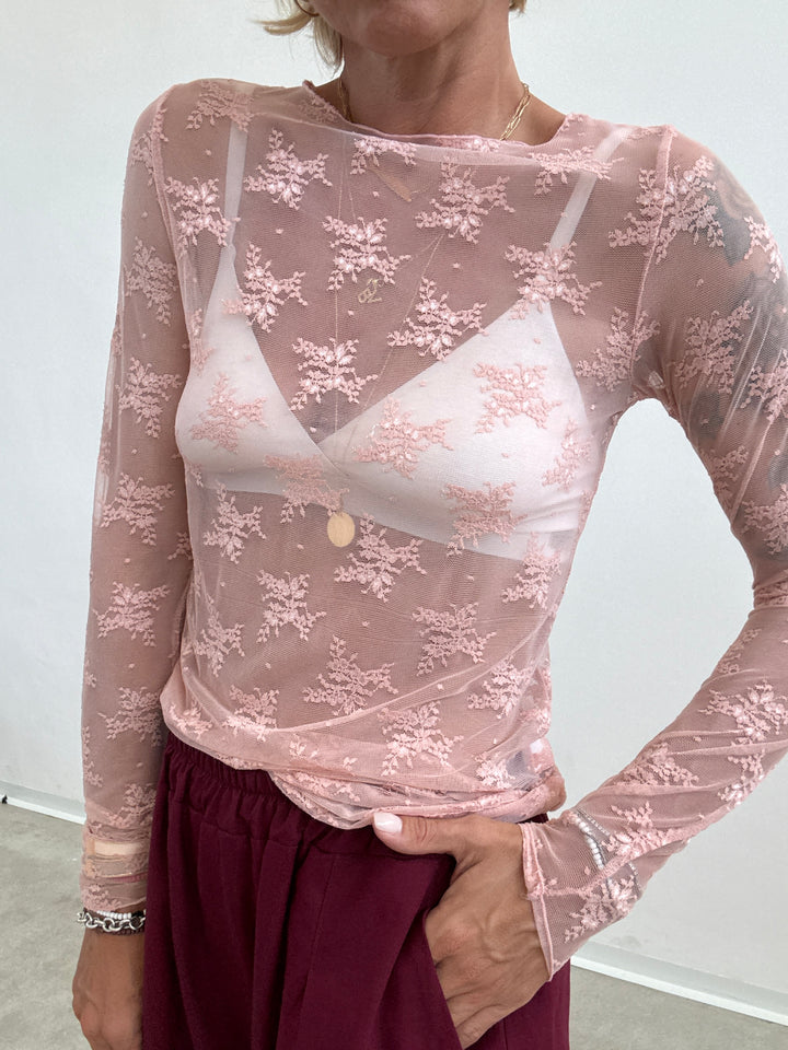 TSHIRT MAILA PIZZO CIPRIA