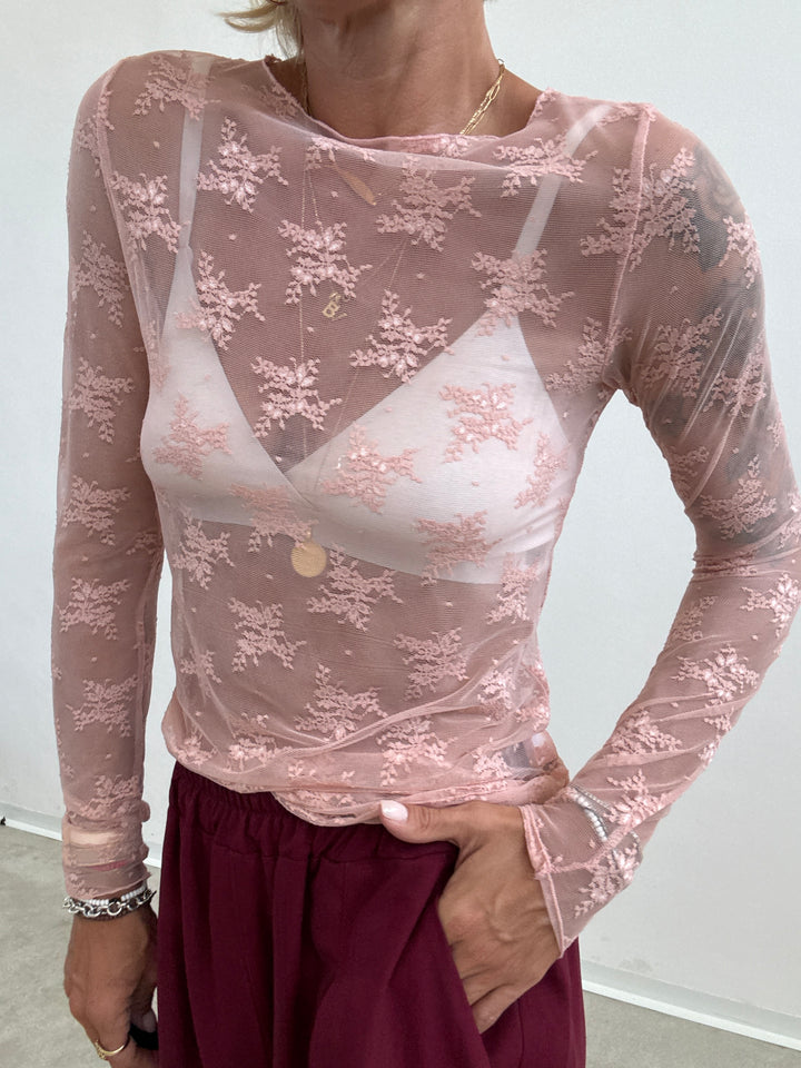 TSHIRT MAILA PIZZO CIPRIA